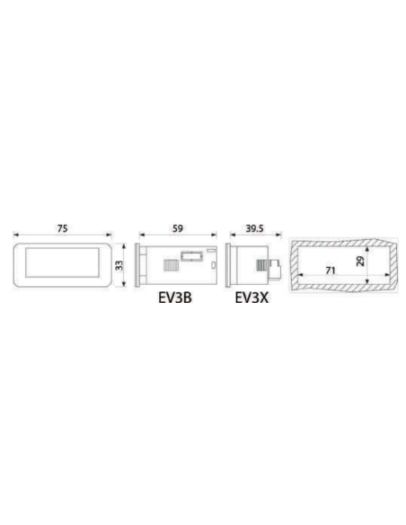 EVCO EV3B31N7 CONTRÔLEUR