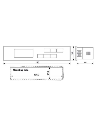CONTRÔLEUR EVCO EVR204N7