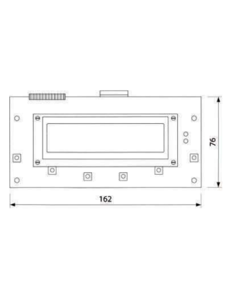 CONTROLLORE DISPLAY EVCO CT1SA0020300