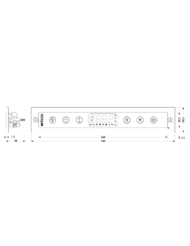 EVCO EVF205 CONTROLLER