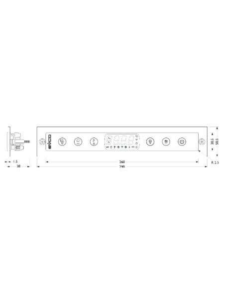 EVCO EVF205 CONTROLLER