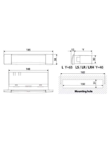 CONTROLADOR DIXELL XW60L-5L0D0-X