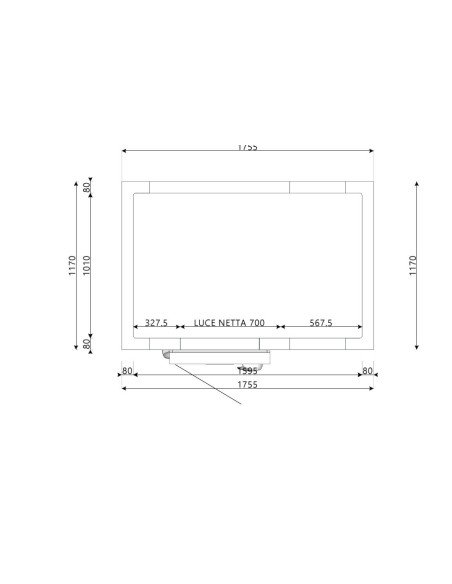 Cold room 1170x1755x2200H thickness 80mm