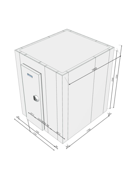Cold room 1755x1950x2200H thickness 80mm