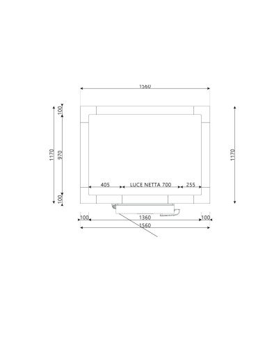 Cold room 1170x1560x2200H thickness 100 mm