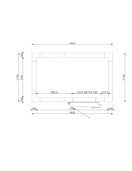 Cold room 1170x1950x2200H thickness 100 mm