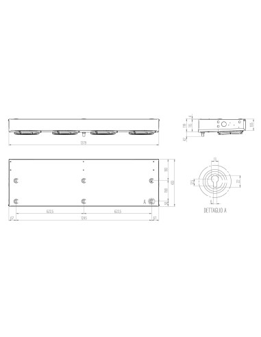 VENTILATED EVAPORATOR RSR4380BED RIVACOLD