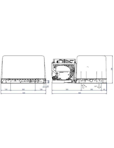 RIVACOLD SEH014Y001 MONOBLOCK FRIDGE SYSTEM...