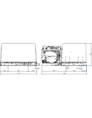 RIVACOLD SEH007Y001 MONOBLOCK FRIDGE SYSTEM...