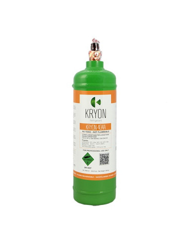 Kältemittelgas R404A – 2,5 l – 2 kg. - ¼ Ventil