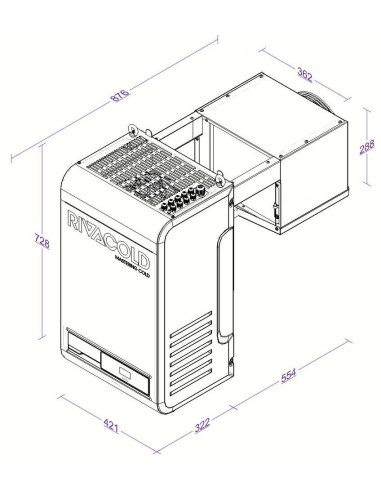 SYSTÈME FRIGORIFIQUE MONOBLOC RIVACOLD...