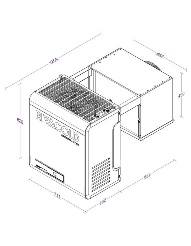 RIVACOLD BEWS352MA70P11 GROUPE RÉFRIGÉRATEUR...