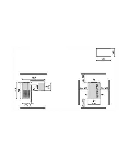 SYSTÈME FRIGORIFIQUE MONOBLOC RIVACOLD FTH016Z001D - 18 m3