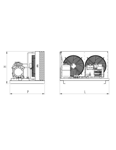 HP 7 SEMI-HERMETIC REFRIGERATING UNIT