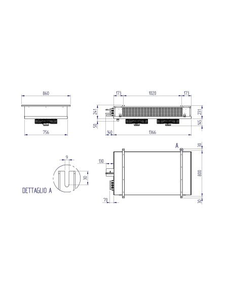 RDF23503ED DOUBLE FLOW EVAPORATOR