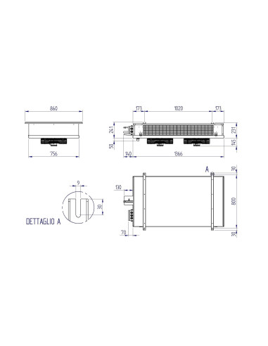 EVAPORATORE DOPPIO FLUSSO RDF23507ED