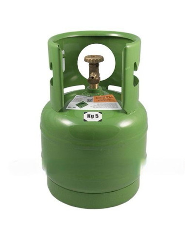 Gaz réfrigérant R404A régénéré (norme de qualité AHRI-700) - 6.4Lt - 5Kg