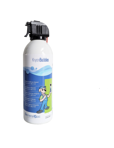 Professional non-flammable foam leak detector for refrigerant gases