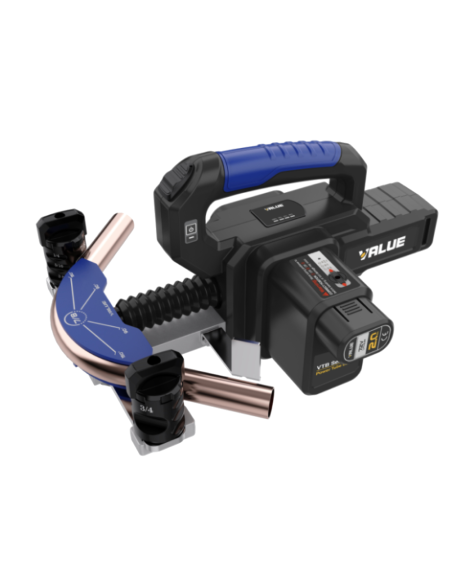 Cintreuse de tubes en cuivre alimentée par batterie VTB-22L (HVACR).