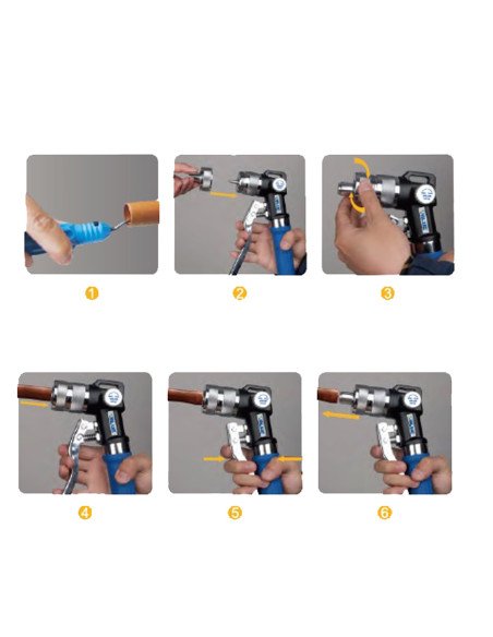 Extenseur hydraulique de tuyau en cuivre VHE-29EM