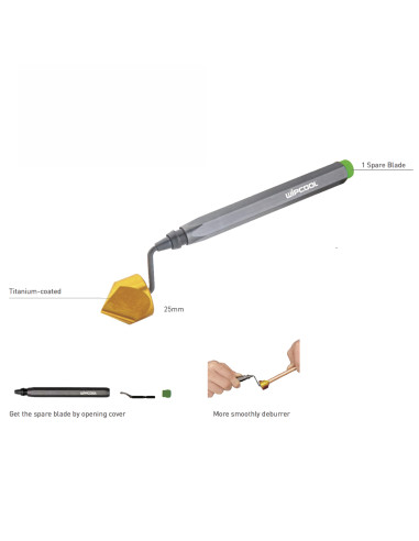 Titanbeschichteter HD-2-Entgrater