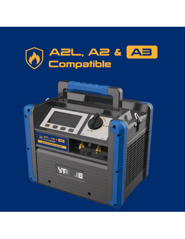 ATEX certified recovery unit for flammable gases 1 HP-0.75 KW