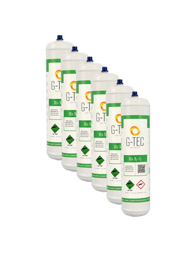 Bouteille G-MIX - Mélange de détection de fuite AZOTE HYDROGÈNE (AZOHYDRO) de 0,95 litres/0,105 m3