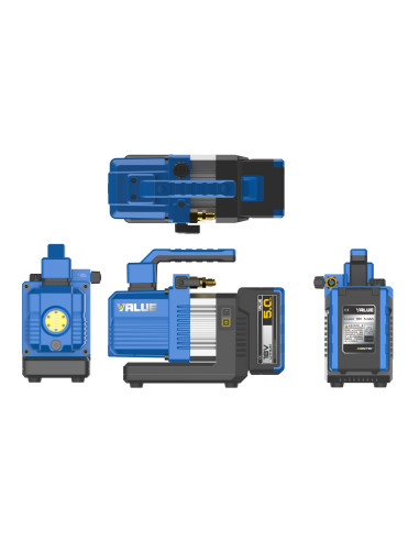 VALUE VRP-2DLi Bomba de vacío de dos etapas a...