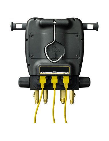 Manómetro digital de 4 puertos y vacuómetro