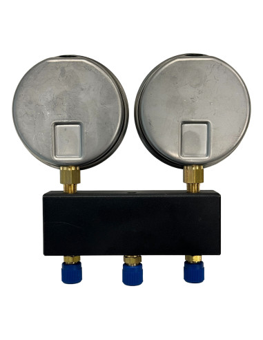 Gruppo manometrico a 2 vie per refrigerazione...