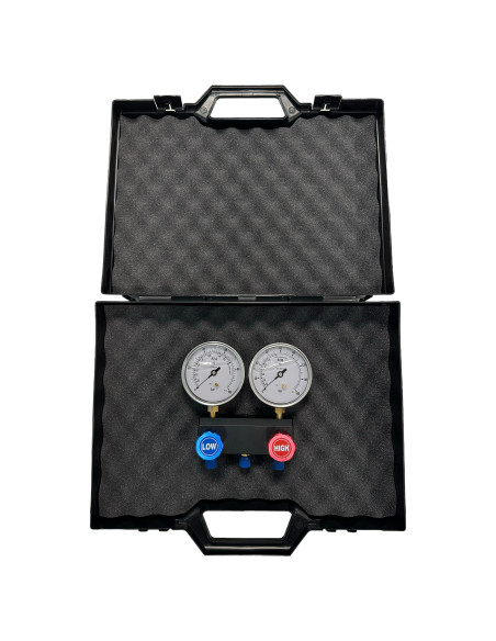 2-way manifold for R744 (CO2) refrigeration