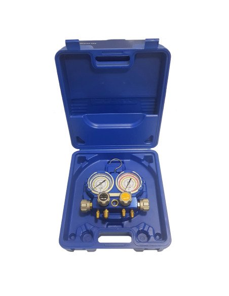 Unidad manómetro de 4 vías para aire acondicionado VMG-4-R32-03