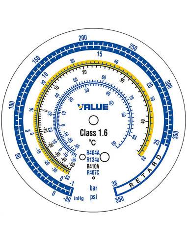 4-way manifold for refrigeration and air...