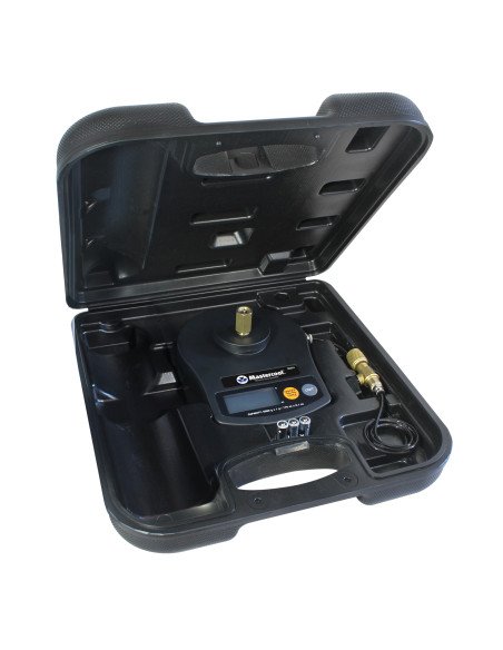 Mastercool high precision charging scale for refrigerant gases, complete with 7/16” female outlet adapter