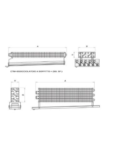 ÉVAPORATEUR STATIQUE POUR CHAMBRE FROIDE...