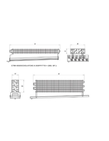 ÉVAPORATEUR STATIQUE POUR CHAMBRE FROIDE...