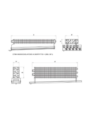 ÉVAPORATEUR STATIQUE POUR CHAMBRE FROIDE...