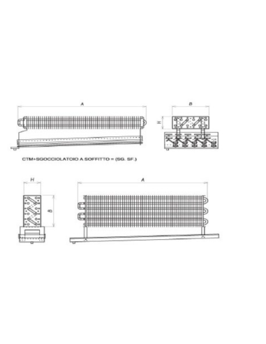 ÉVAPORATEUR STATIQUE POUR CHAMBRE FROIDE...