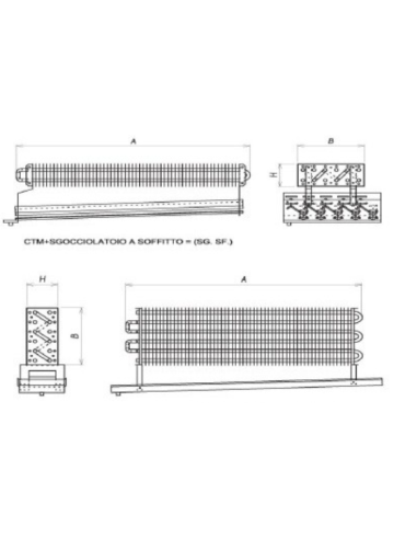 ÉVAPORATEUR STATIQUE POUR CHAMBRE FROIDE...