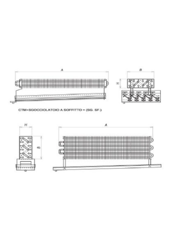 ÉVAPORATEUR STATIQUE POUR CHAMBRE FROIDE...