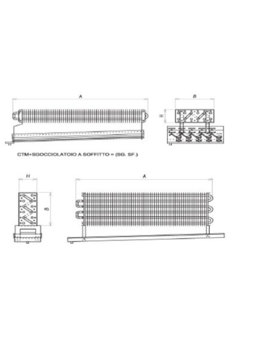 ÉVAPORATEUR STATIQUE POUR CHAMBRE FROIDE...