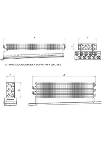 ÉVAPORATEUR STATIQUE POUR CHAMBRE FROIDE...