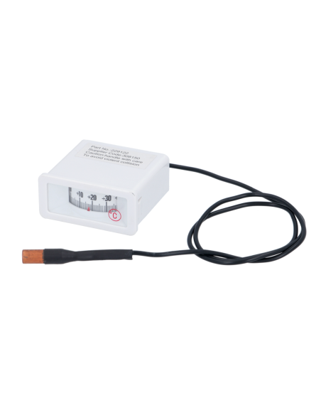 WEISSES THERMOMETER 58x25 mm -40 +40°C