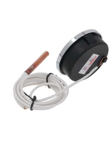 WEISSES UND BLAUES THERMOMETER ø 52 mm -40+40°C