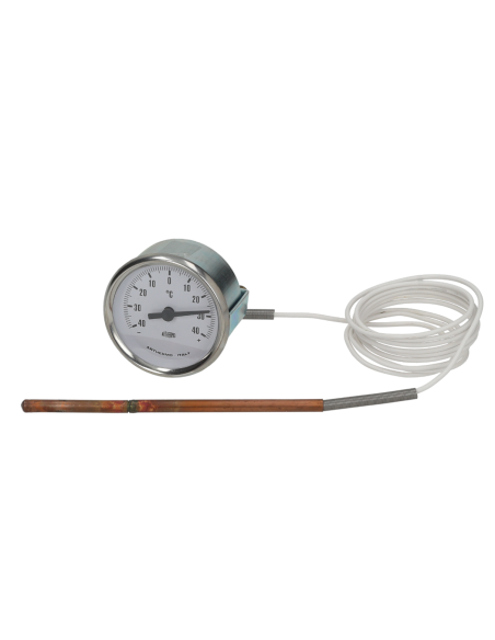 WHITE THERMOMETER ø 60 mm -40+40°C