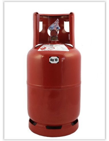 Fioul lourd Kryon® HFO 1234yf en conditionnement de 13 L / 10 kg - Pression de service 42 bar - Valve 21,8 x 1/14 LH