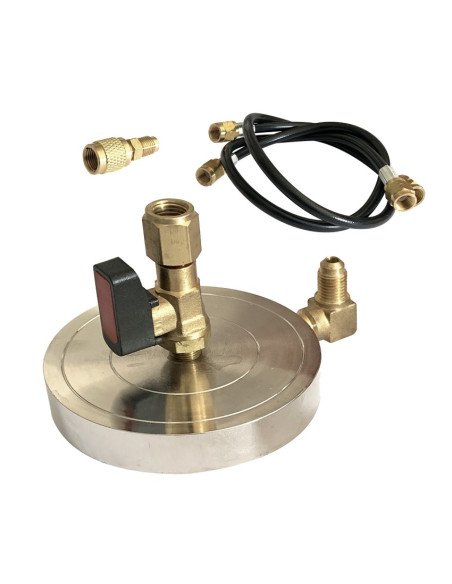 Kit Gas Refrigerante R134a - 1,1 Lt - 0,9 kg. - valvola ¼