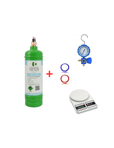 Il Kit Gas Refrigerante R134a – 1,1 Lt (0,9 kg)