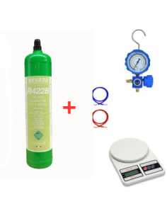 Kit Refrigerante R422B - 2,5 Lt - 2 kg. - valvola 1/4"