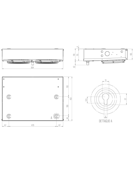 Evaporador compacto RIVACOLD RSR2100BED